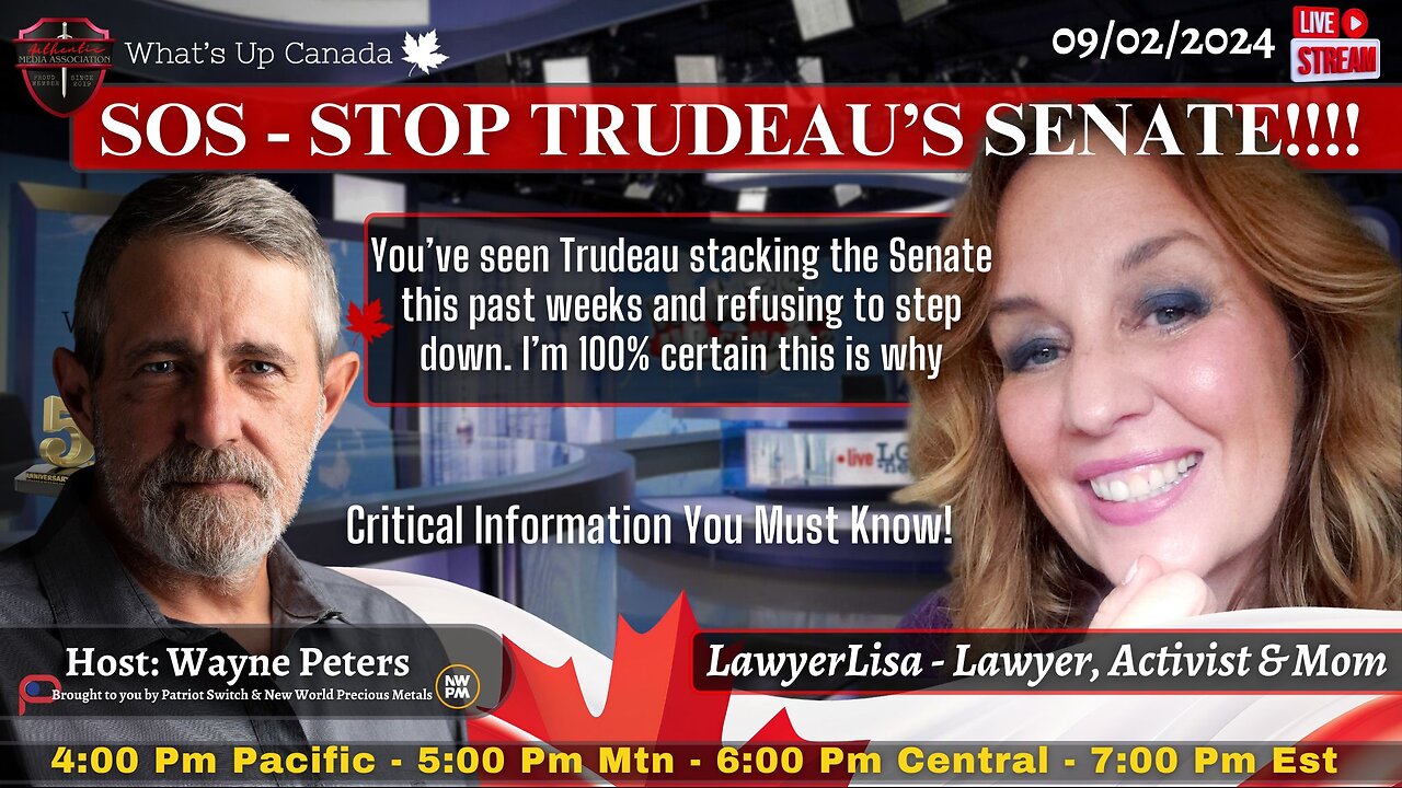 SOS - STOP TRUDEAU’S SENATE!!!