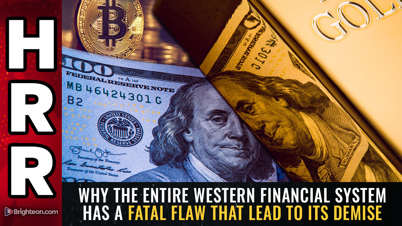 Why the entire western financial system has a FATAL flaw that will lead to its demise