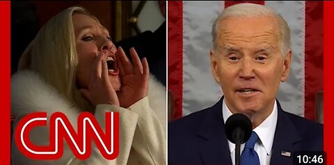 Liar!': Marjorie Taylor Greene interrupts Biden during speech