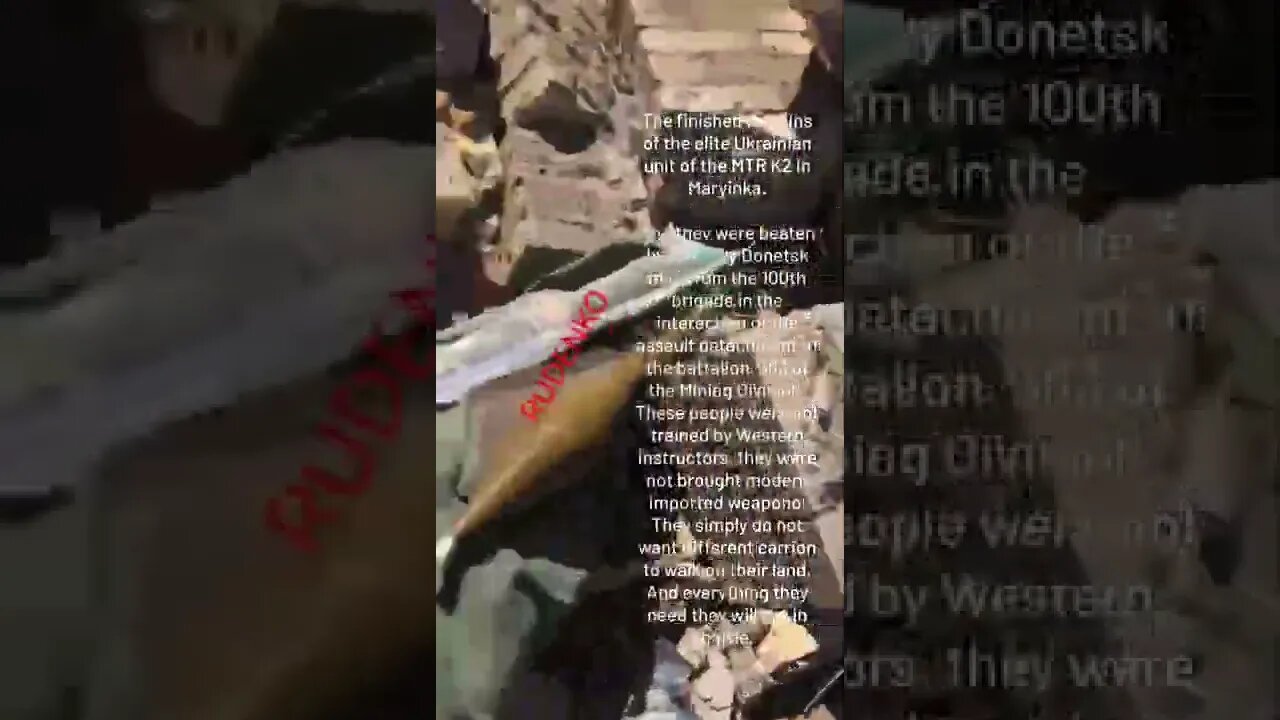 All That Remains Of The Elite Ukrainian Unit Of The MTR K2 In Maryinka!
