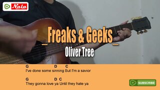 Oliver Tree - Freaks & Geeks, Guitar Chord Lyric