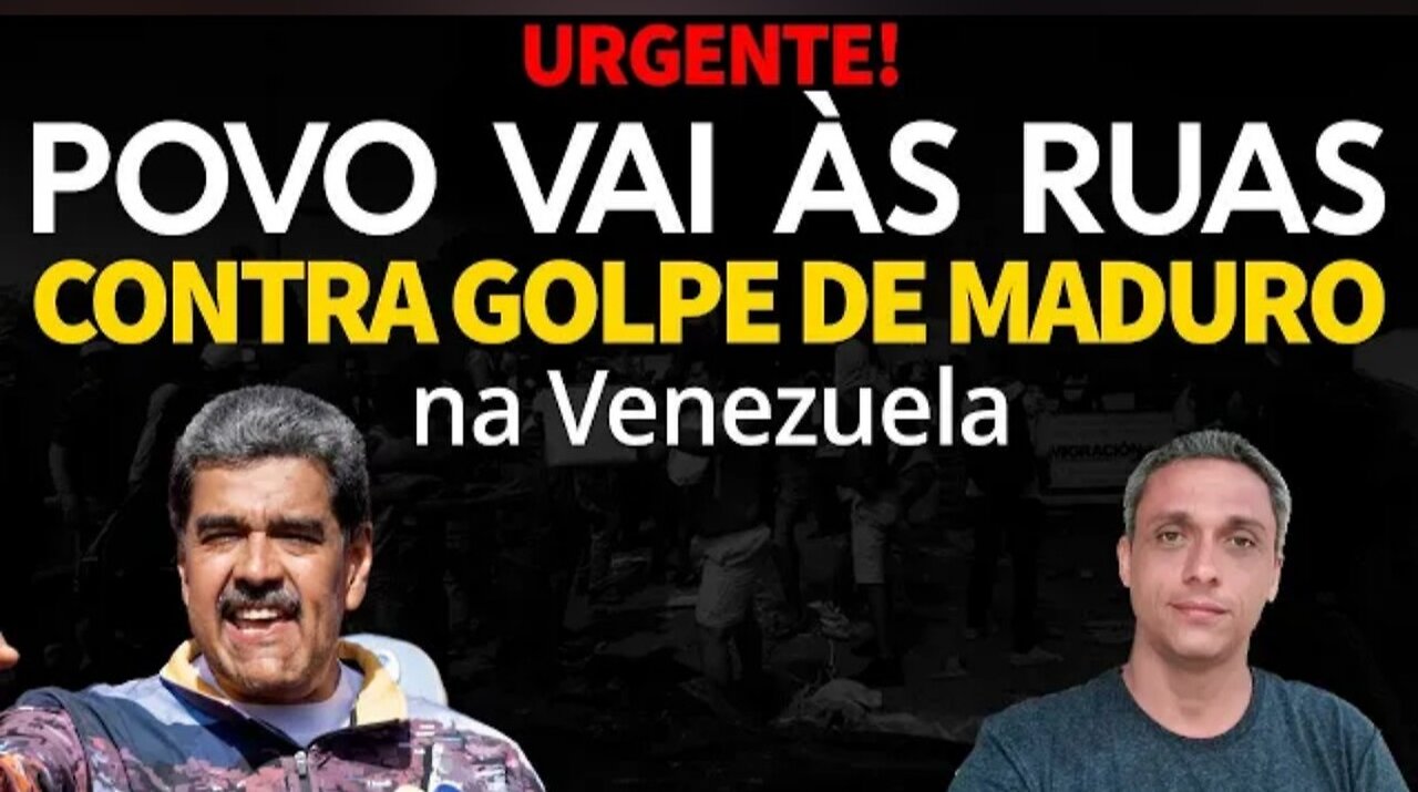 URGENT! The people of Venezuela take to the streets in revolt against Maduro's COUP