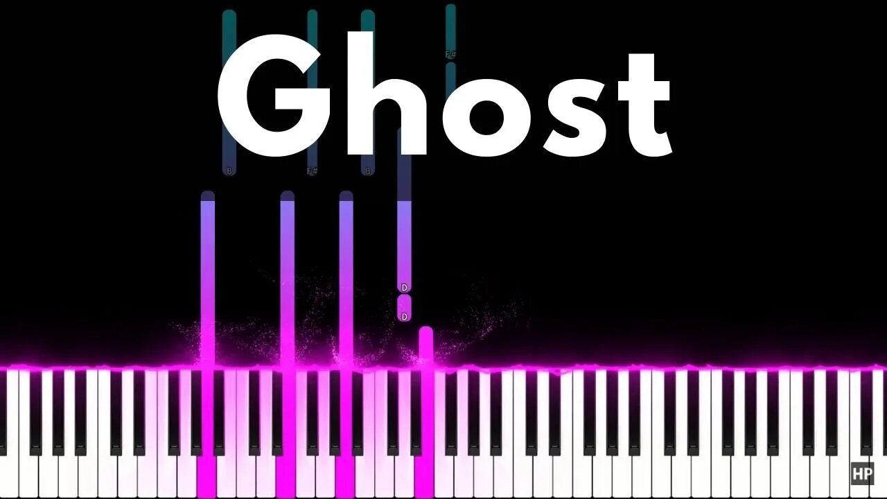 Justin Bieber - Ghost Piano Tutorial
