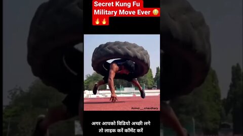 Secret Kung Fu Military Move Ever 😳🔥🔥#shorts