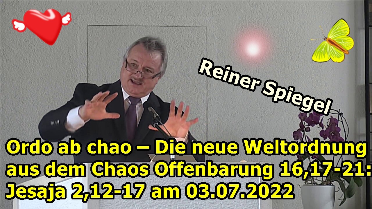 Ordo ab chao – Die neue Weltordnung aus dem Chaos Offenbarung 16,17-21: Jesaja 2,12-17