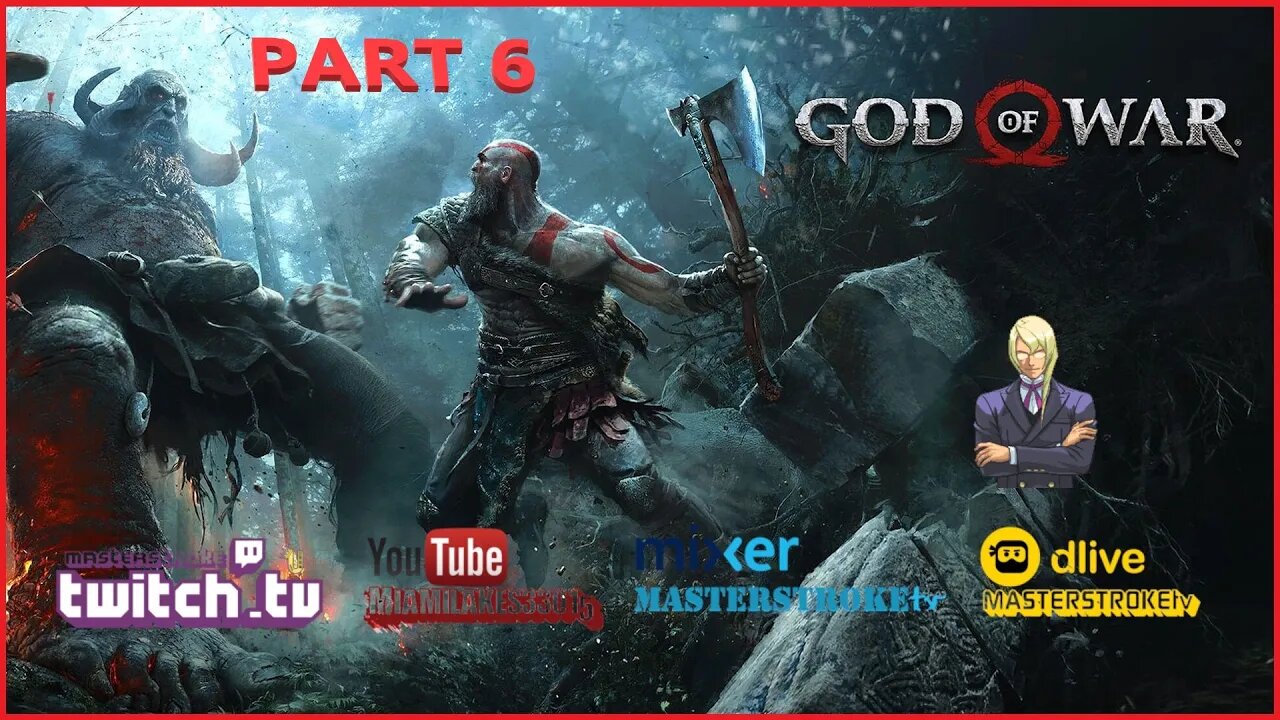MASTERSTROKEtv Let's Play God of War - Part 6 #Gaming #Streaming #Letsplay #Subscribe