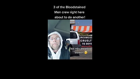 Duet of video capturing Bloodstained Men