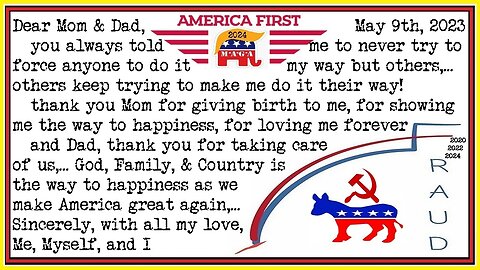 move it, move it, we, ourselves, and us Make America Great Again