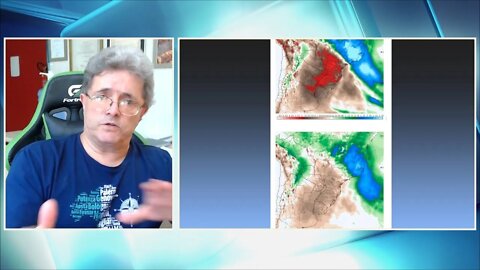 Previsão do tempo mostra chuvas intensas em MG e MT. No Sul temperaturas oscilam