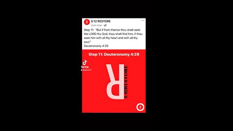 Step 11: Deuteronomy 4:29