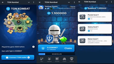 TON Kombat | Claim To Earn Free $TOK Tokens | New Telegram Crypto Mining Airdrop Bot
