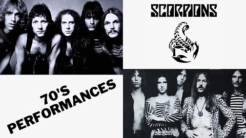 SCORPIONS PERFORMANCES 70' s (1977-1979)