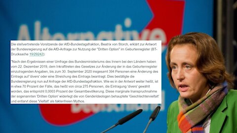 Völlig an der Realität vorbei Hysterie der Bundesregierung für 0,00003 Prozent Bevölkerung