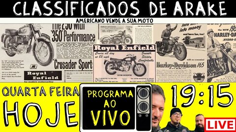 Classificados de ARAKE: Moto Custom boa e Barata
