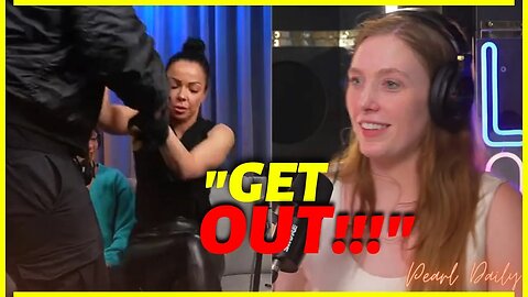 Drunken Post Wall Bimbo Gets Kicked Out