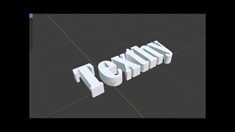 Lets make a 3D text with Blender!