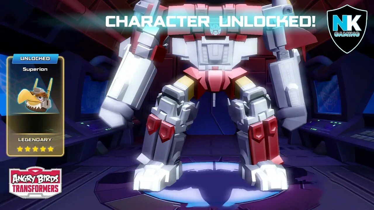 Angry Birds Transformers - Preview Of New Character Superion With Accessories