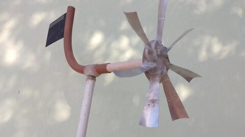 Catavento com cano PVC