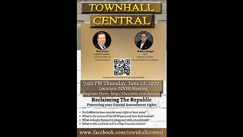 Townhall Central Zoomall for June 22, 2023