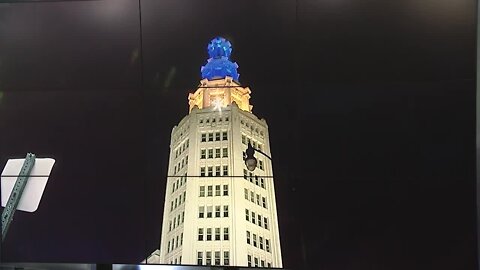 WNY landmarks lit blue and yellow in solidarity with Ukraine