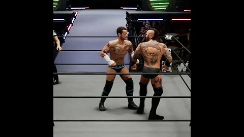 aew fight foreve cm punk put the Anaconda Vise on Malakai Black #aewfightforever