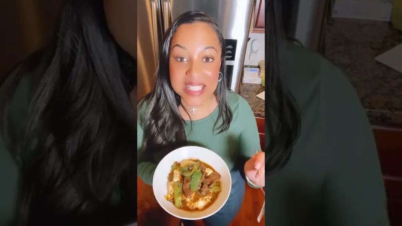 pepper steak recipe with cauli mash #Shorts