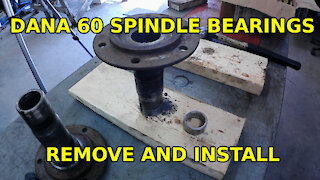Kingpin Dana 60 for a CJ7 Part 13: Spindle Bearing R&R