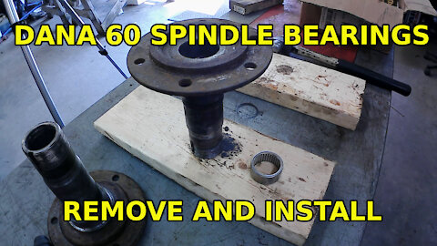 Kingpin Dana 60 for a CJ7 Part 13: Spindle Bearing R&R