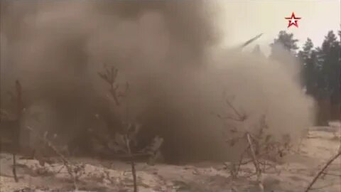 Russian "Hurricane" MLRS Hammering Ukrainian Positions