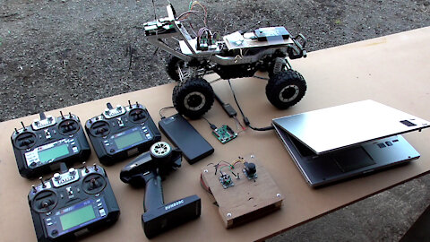 7 radios, 1 car (sbusmixer)