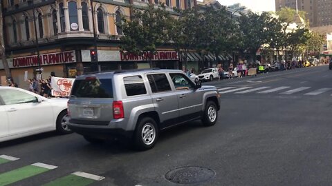 400-450 strong blackblock here @ San Jose ca protest march 5/2/2020