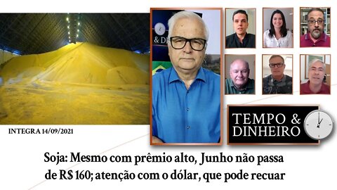 Soja: Mesmo com prêmio alto, Junho não passa de R$ 160; atenção com o dólar, que pode recuar