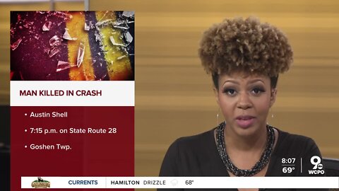 1 man dead after a two-vehicle accident in Goshen Township