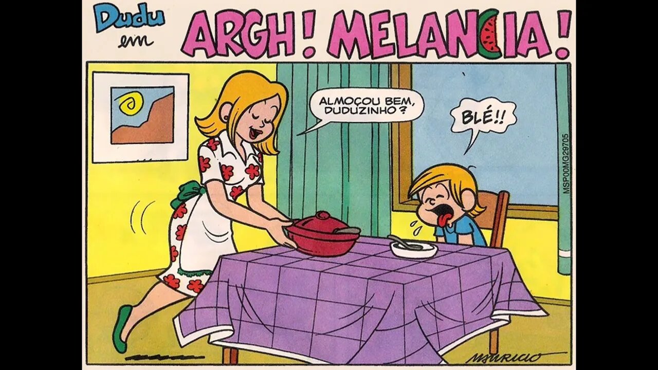Dudu em-Argh! Melancia! | Gibis do Rapha 2