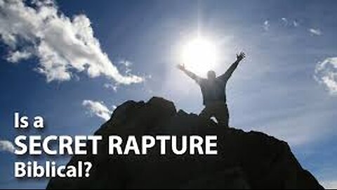 SECRET RAPTURE - What is up with that, who came up with this?