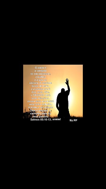 O amor e a verdade se encontraram — #Jovenspregadores #mensagemdeDeus #Agradeço #Reflexão #oração