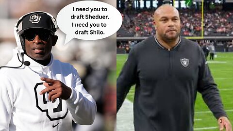 Deion Sanders tells Raiders head coach Antonio Pierce to draft Shedeur and Shilo