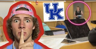 I SNUCK INTO A COLLEGE LECTURE!