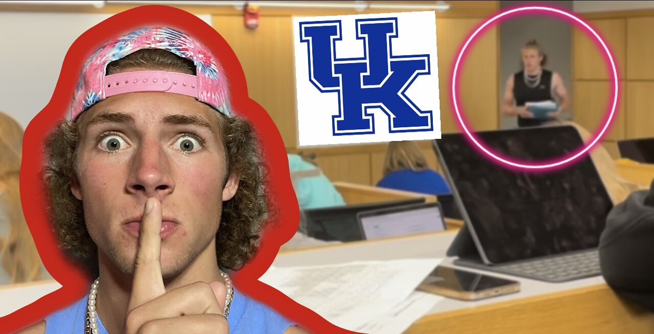 I SNUCK INTO A COLLEGE LECTURE!