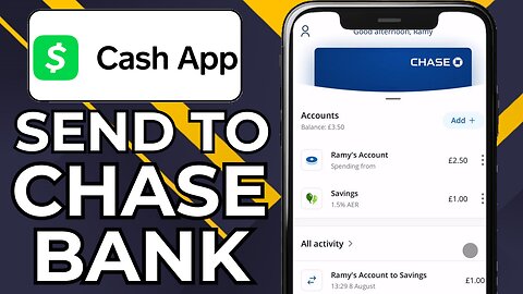 HOW TO TRANSFER MONEY FROM CASH APP TO CHASE ACCOUNT