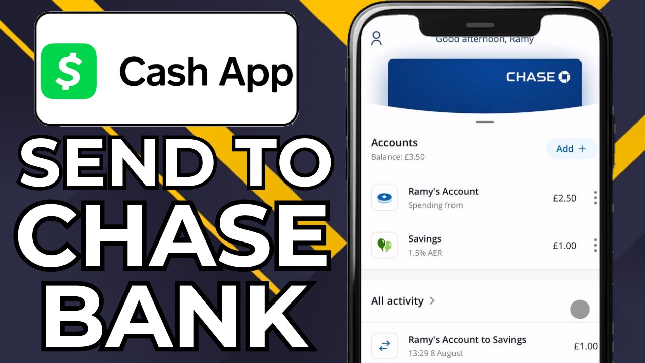 HOW TO TRANSFER MONEY FROM CASH APP TO CHASE ACCOUNT