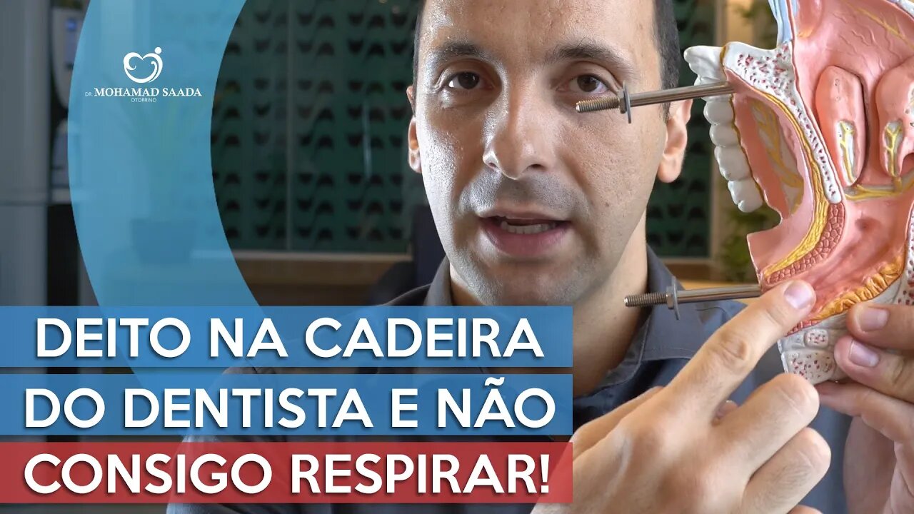 Deito na Cadeira do Dentista e Não Consigo Respirar O Que Fazer?