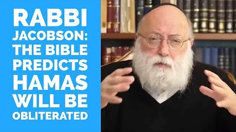 Rabbi: The Bible Predicts Hamas Will Be Obliterated!