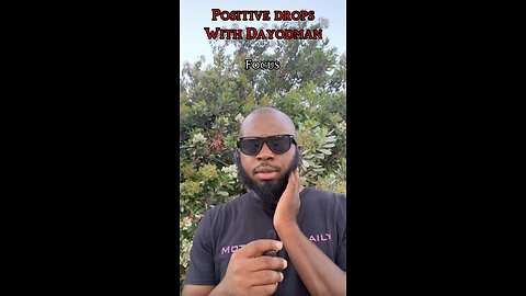 Focus #dayodman #motivation #eeyayyahh #motivationalspeaker
