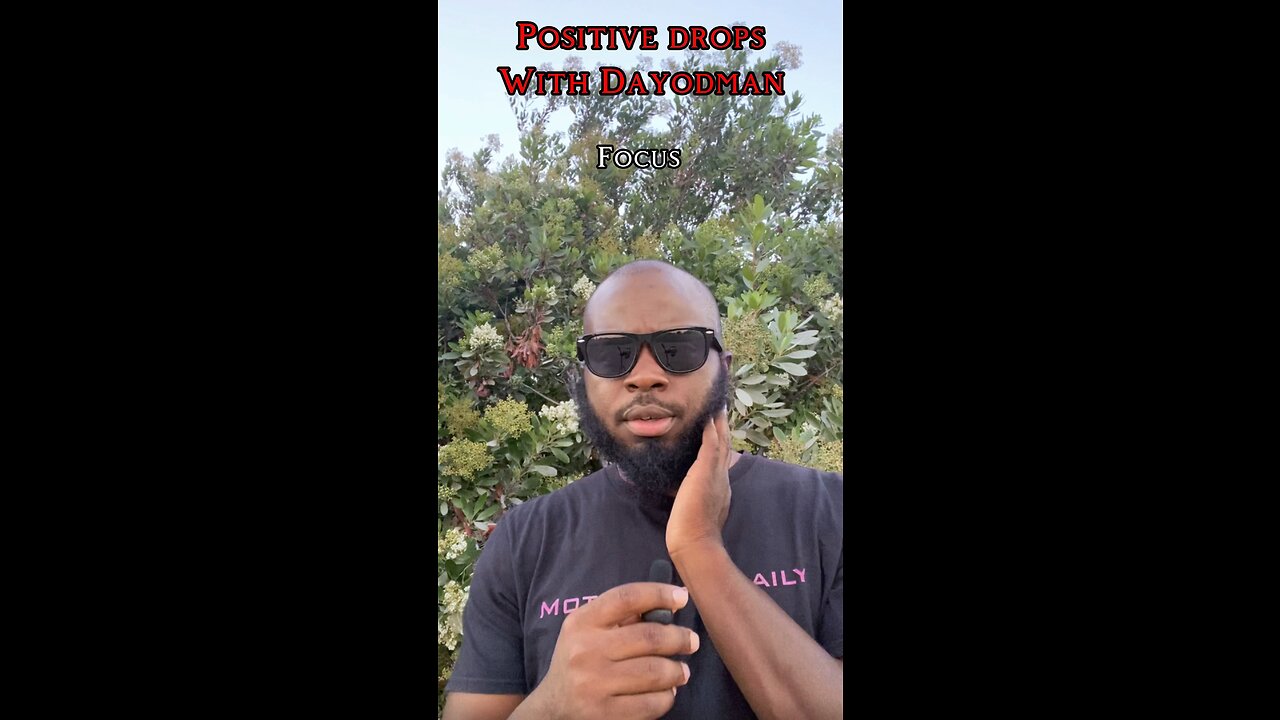 Focus #dayodman #motivation #eeyayyahh #motivationalspeaker