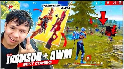 Awm & Evo Thompson Best Combo 27 Kills Gameplay Tonde Gamer - Free Fire Max