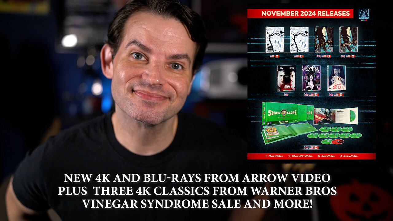 NEWS: 4K and Blu-rays From Arrow, Warner Bros has more 4K upgrades, Vinegar Syndrome sale, and More!