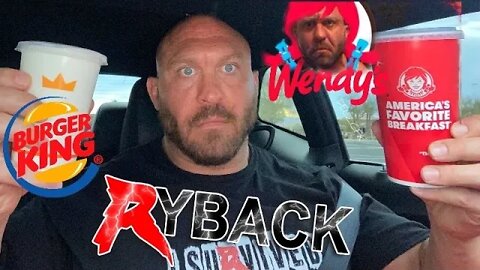 Wendys Vanilla Frosty VS Burger King Milk Shake Review Food Mukbang - Dessert In The Desert