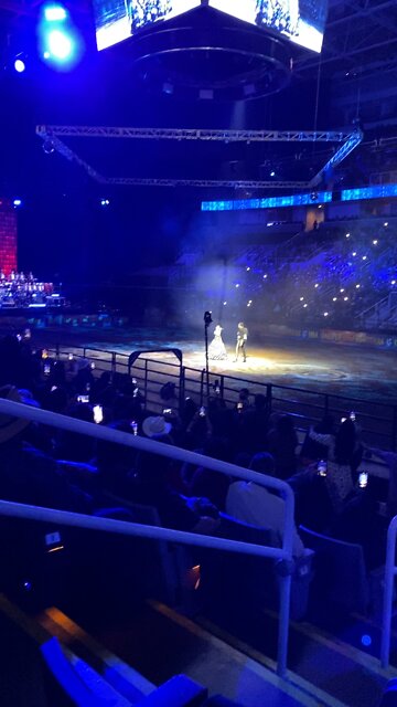 Pepe Aguilar and Daughter