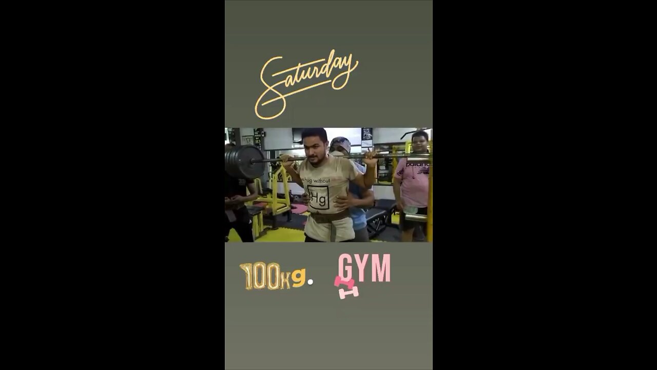 100 KG SQUAT #gym #gymmotivation #fitness